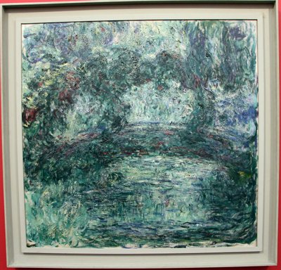 The Japanese Bridge over the Water Lily Pond at Giverny by Claude Monet